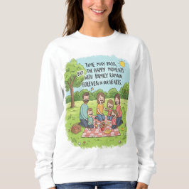 Lebhafte Familienmomente Doodle Sweatshirt