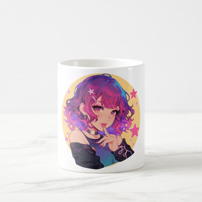 Lebhafte Fantasy Girl Coffee Mugs Kaffeetasse (Mittel)
