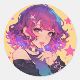 Lebhafte Fantasy Girl Stickers