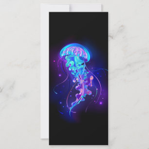 Lebhafte Farbe leuchtende Qualle