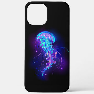 Lebhafte Farbe leuchtende Qualle Case-Mate iPhone Hülle