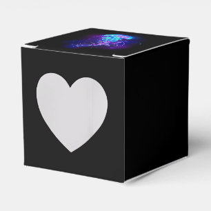 Lebhafte Farbe leuchtende Qualle Geschenkschachtel