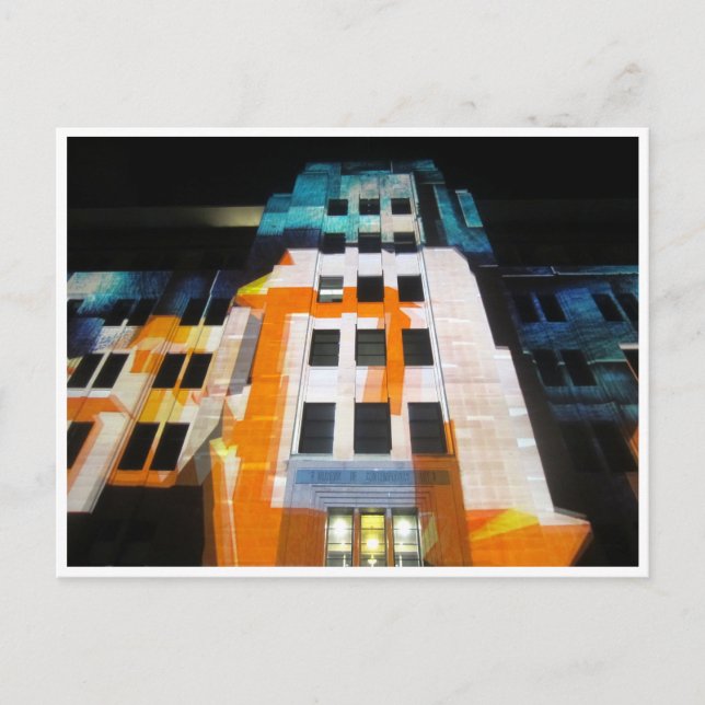 lebhafte Farben für Sydney-MCA Postkarte (Vorderseite)