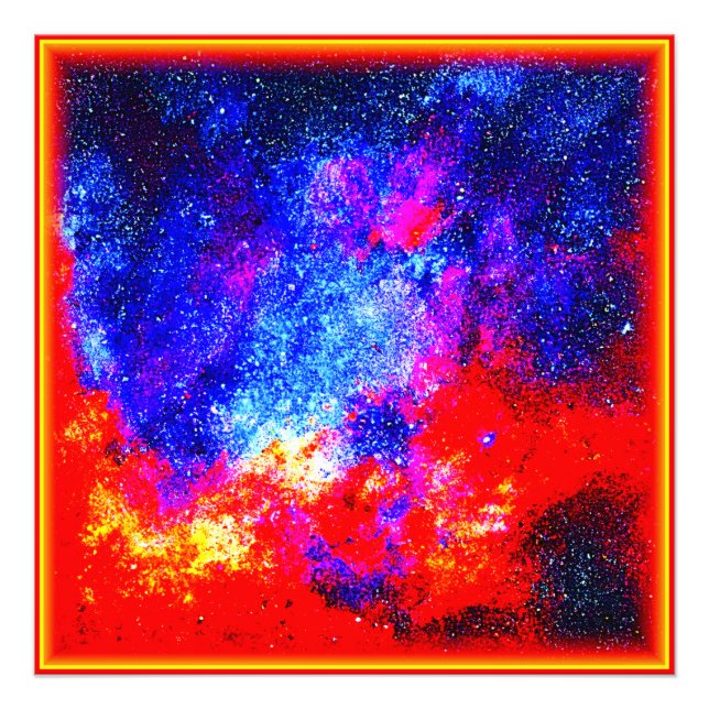Lebhafte Farben Nebulae. Jetzt kaufen Fotodruck (Vorne)