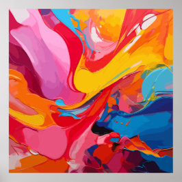 Lebhafte Farben Poster