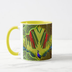 Lebhafte farbenfrohe Combo-Tasse - perfekte Größe, Tasse
