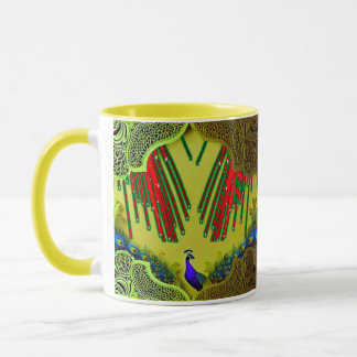 Lebhafte farbenfrohe Combo-Tasse - perfekte Größe, Tasse