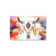 Lebhafte farbenfrohe Leinwand mit Glanzschluss