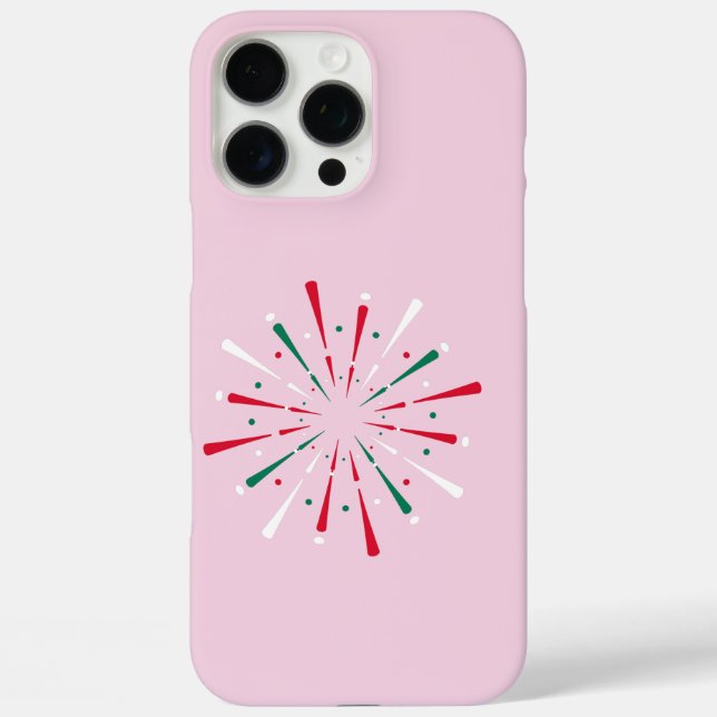 Lebhafte Feier Konfetti, Feuerwerk Case-Mate iPhone Hülle (Rückseite)