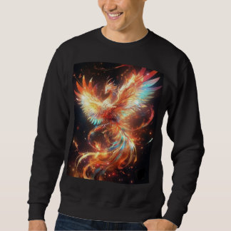 "Lebhafte Flügel: Multicolor Flying Bird Sweatshir Sweatshirt