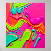 Lebhafte flüssige Farbe