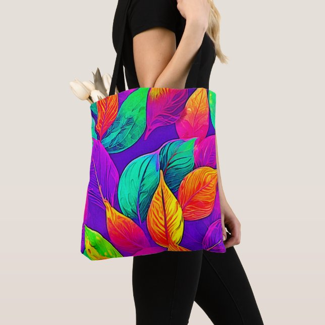 Lebhafte Foliage: Cartoon Neon (Von Nahem)