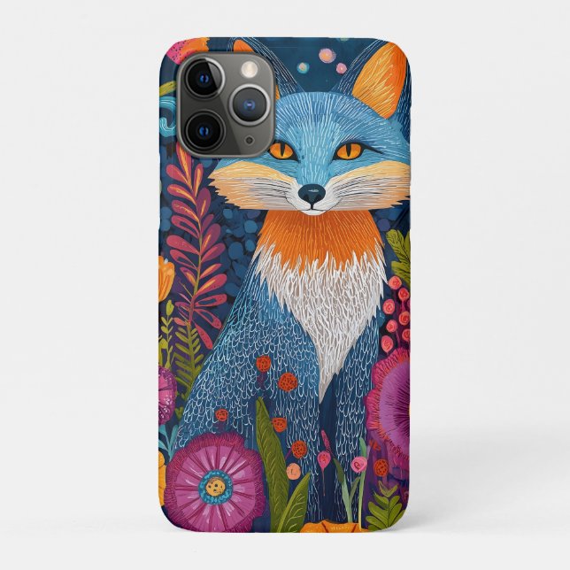 Lebhafte Fox Dot Kunst, Dichtung und Musik Case-Mate iPhone Hülle (Rückseite)