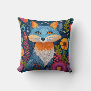 Lebhafte Fox Dot Kunst, Dichtung und Musik Kissen