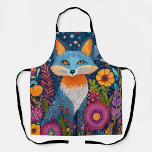 Lebhafte Fox Dot Kunst, Dichtung und Musik Schürze