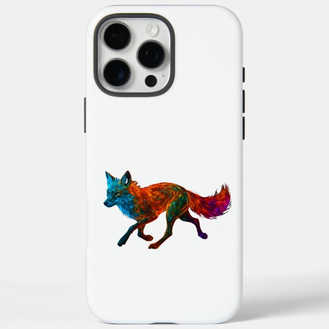 Lebhafte Fox-Kunst Case-Mate iPhone Hülle (Rückseite)