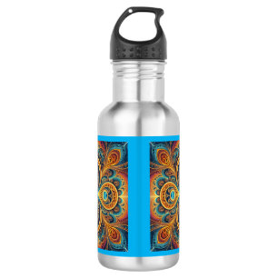Lebhafte Fraktal Art Edelstahlflasche