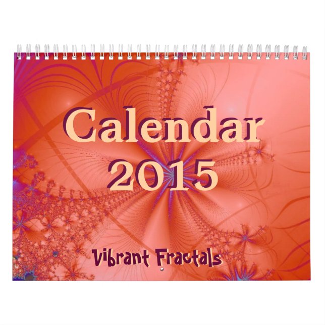 Lebhafte Fraktale 2015 Kalender (Titelbild)