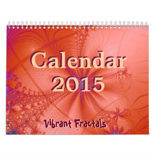 Lebhafte Fraktale 2015 Kalender
