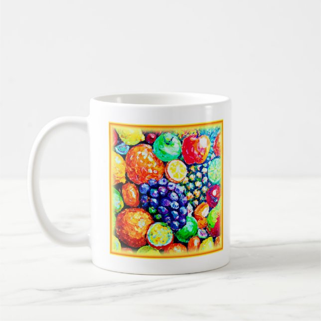 Lebhafte Fruchtfarbe. Jetzt kaufen Kaffeetasse (Links)