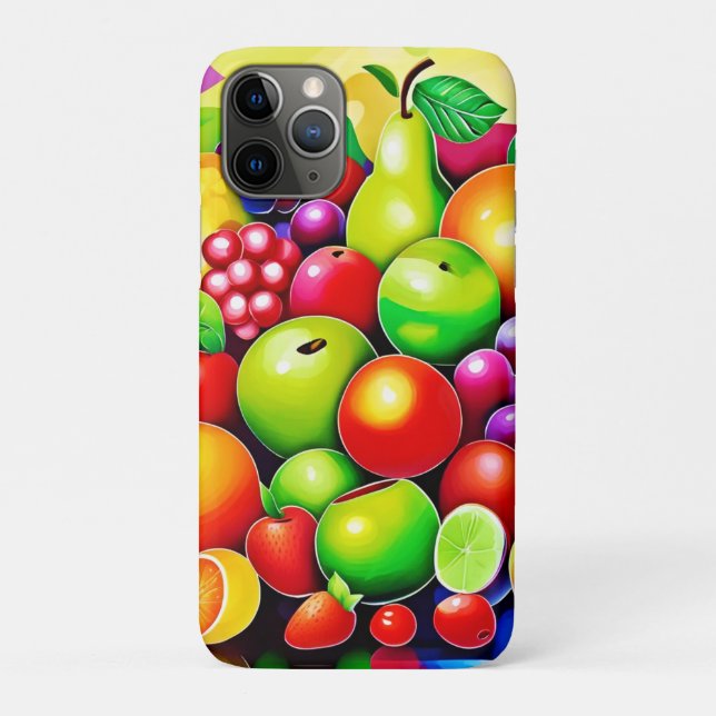 Lebhafte Fruit Medley Art Case-Mate iPhone Hülle (Rückseite)