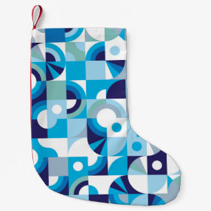 Lebhafte Geometrie: Moderne nahtlos Kleiner Weihnachtsstrumpf