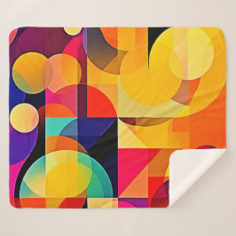 Lebhafte geometrische Harmonie Sherpadecke