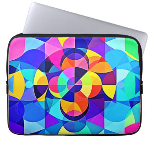 Lebhafte geometrische Joy Laptopschutzhülle