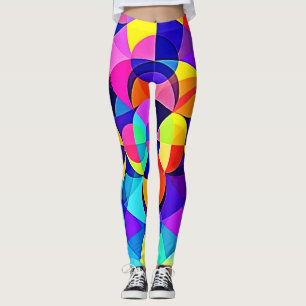 Lebhafte geometrische Joy Leggings