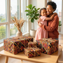 Lebhafte Geschenke aus dem Stammesankara, afroamer