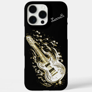 Lebhafte Gitarrenstränge in Harmonie iPhone 16 Pro Max Hülle