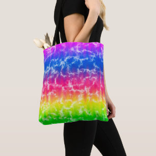 Lebhafte Gradient Gefärbte Krawatte Tote Bag