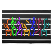 Lebhafte Grafiktänzer