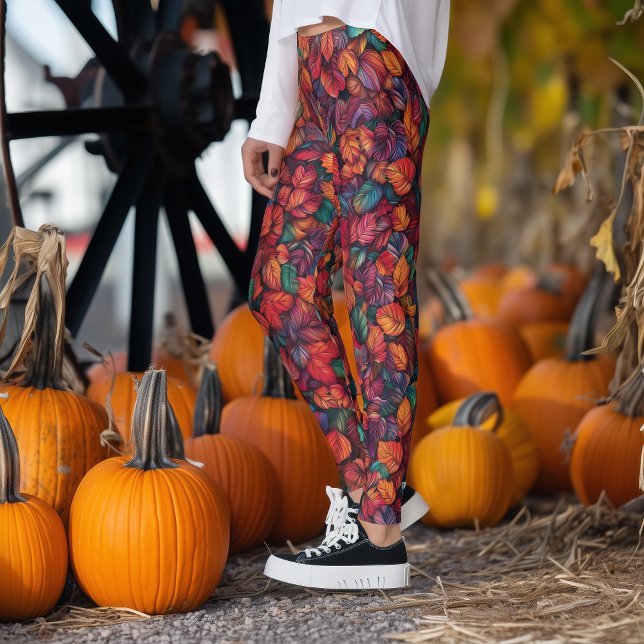 Lebhafte Herbstgänge Leggings (Von Creator hochgeladen)