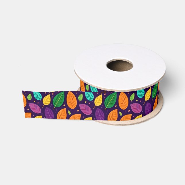 Lebhafte Herbstgänge Ripsband (Spule)