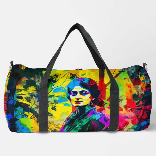 Lebhafte Herbstschönheit Duffle Bag (Vorderseite)