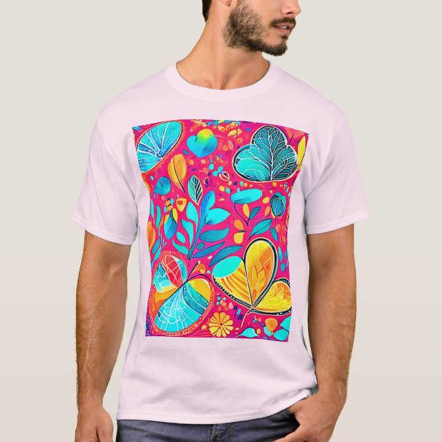 Lebhafte Herzkultur T-Shirt (Vorderseite)