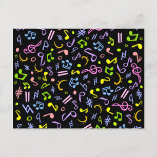 lebhafte Hinweise Postkarte