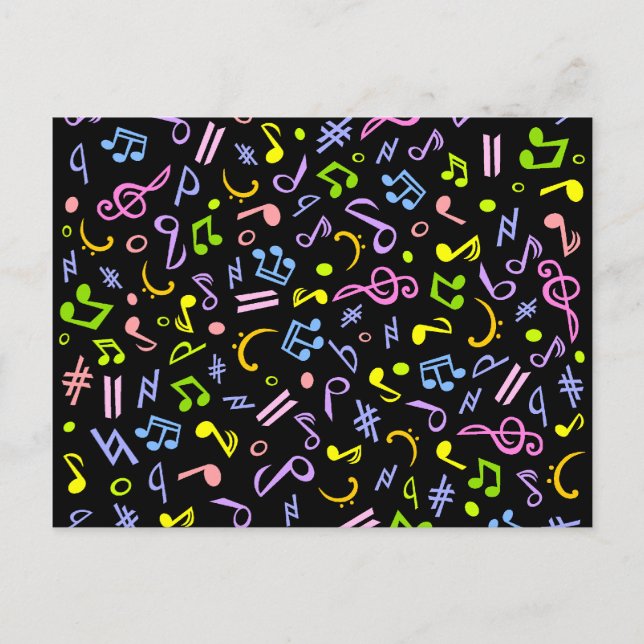 lebhafte Hinweise Postkarte (Vorderseite)