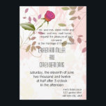 lebhafte Hochzeit der Rose Einladung<br><div class="desc">Für Hochzeiten,  Brautparty,  Jubiläumsfeiern oder andere besondere Party.</div>