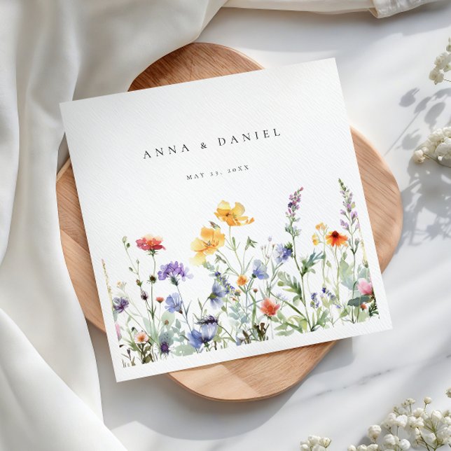 Lebhafte Hochzeit der Wasserfarben Serviette (Von Creator hochgeladen)