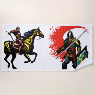 Lebhafte Knight Tote Bag Auto Floor Mat Golf Handt Strandtuch