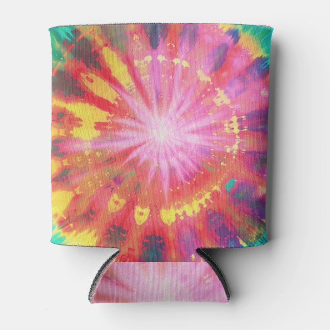 Lebhafte Krawatte-Dye #1 Dosenkühler (Vorderseite)