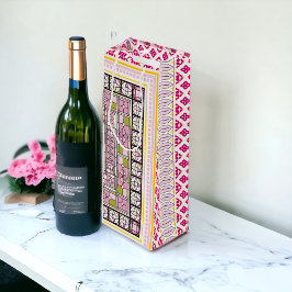 Lebhafte Kunst Geschenktüte Für Weinflaschen
