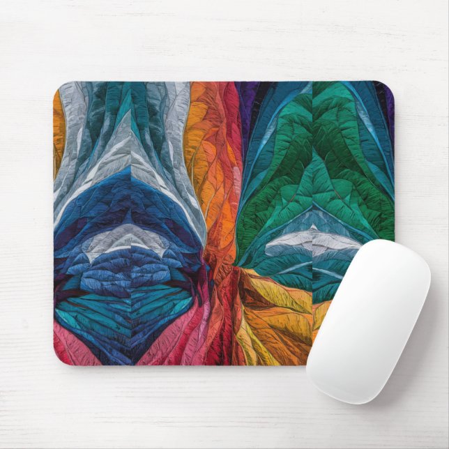 Lebhafte Kunst im Kobra-Stil Mousepad (Mit Mouse)