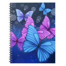 Lebhafte Kunst in Blau und Rosa