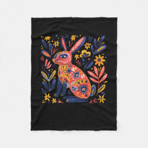 Lebhafte Kunsthandwerkskunst-Illustration eines Ka Fleecedecke