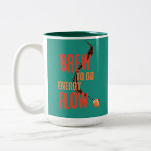 Lebhafte künstlerische Tasse für den Energiefluss
