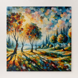 Lebhafte Landschaft Puzzle