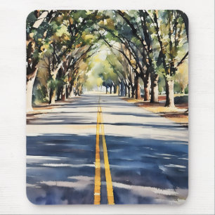 Lebhafte landschaftliche Landschaft Mousepad